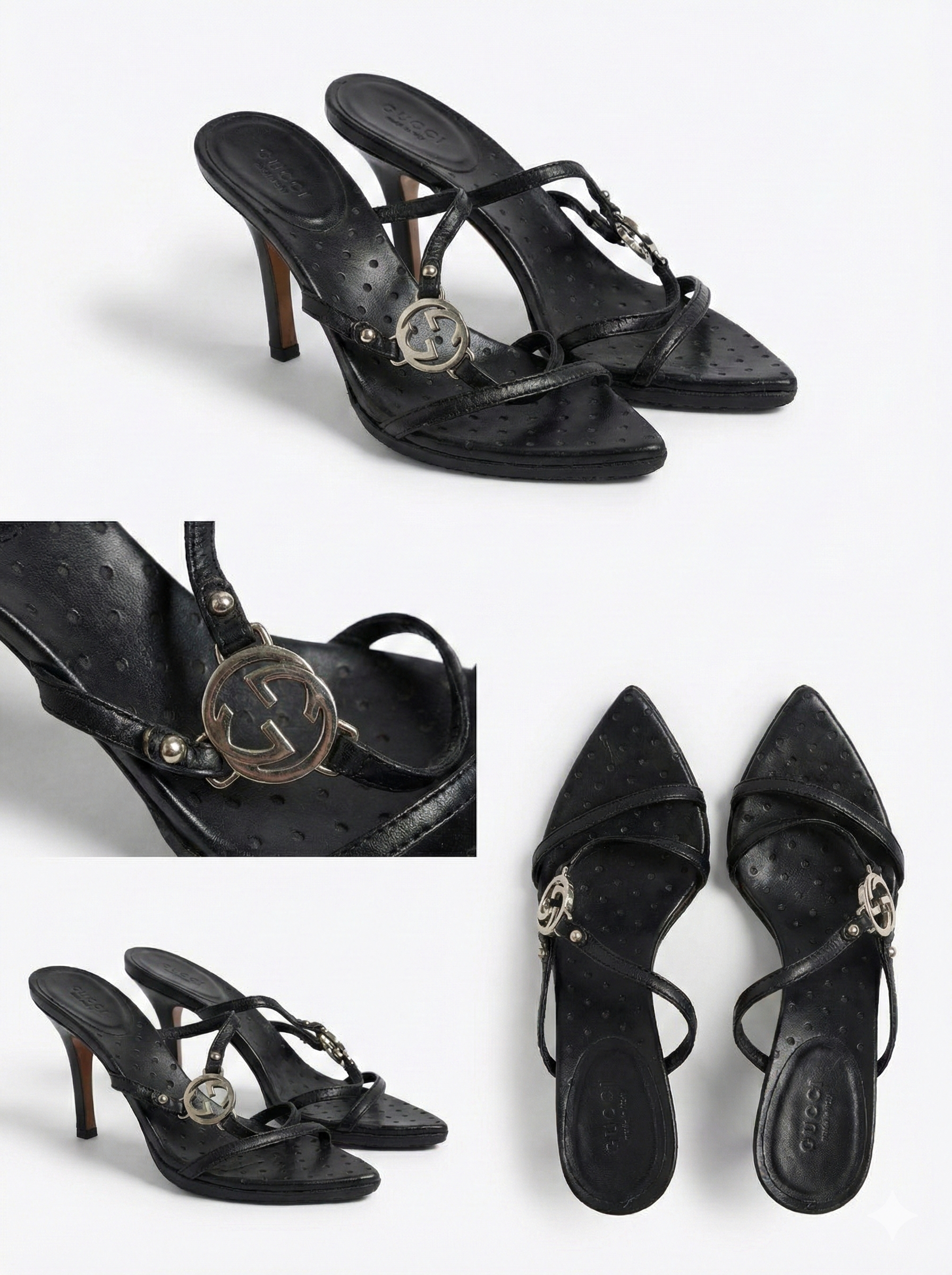 Gucci Tom Ford Era Interlocking G Kitten Heels