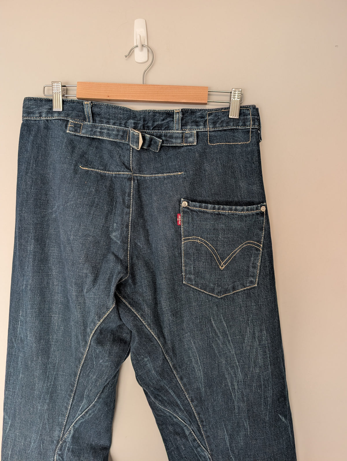 Vintage Levi's Engineered Jeans Buckle-Back Cinch Denim Pants