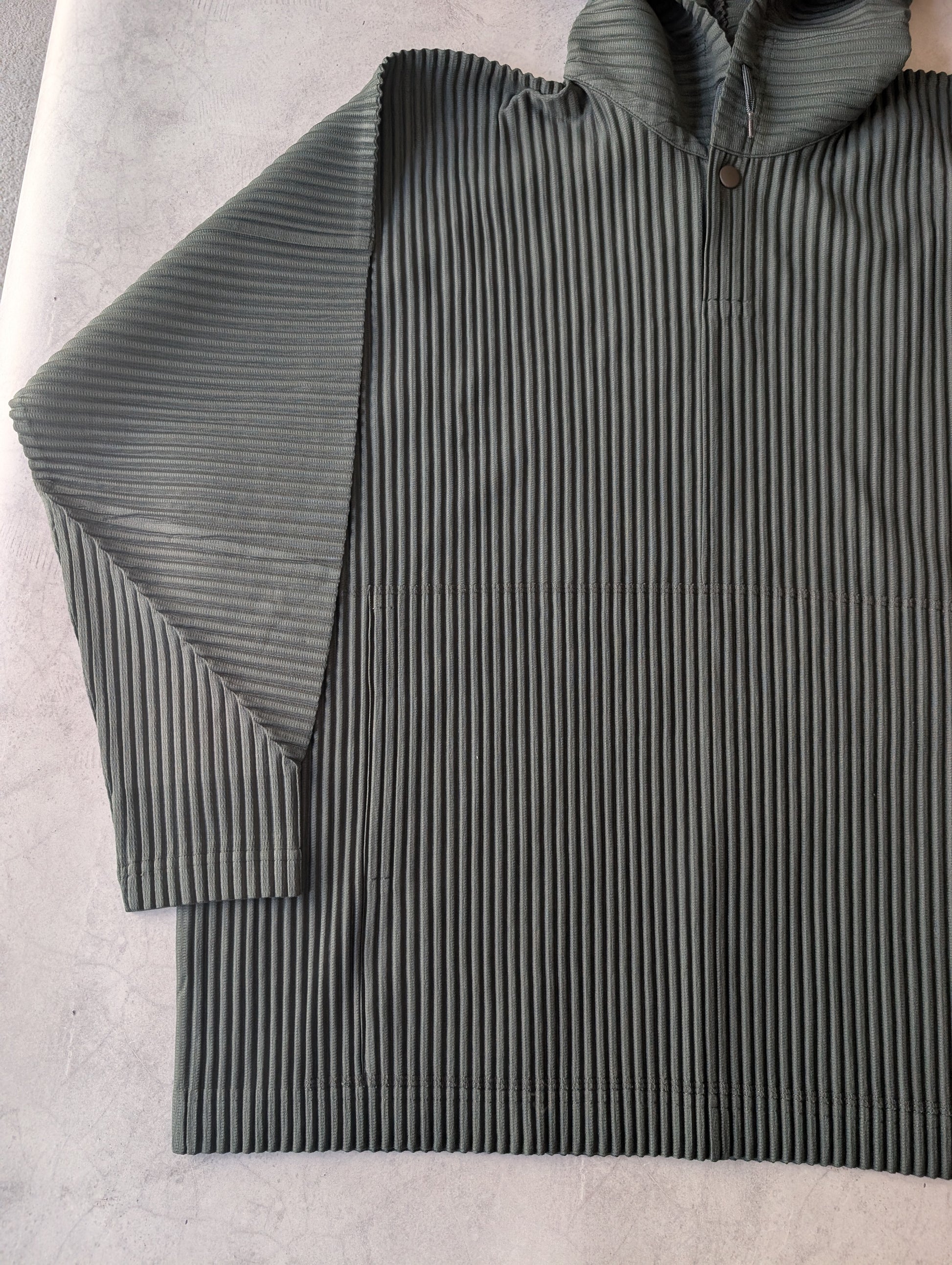 Issey Miyake Homme Plissé HP21JK107 Pleated Hoodie