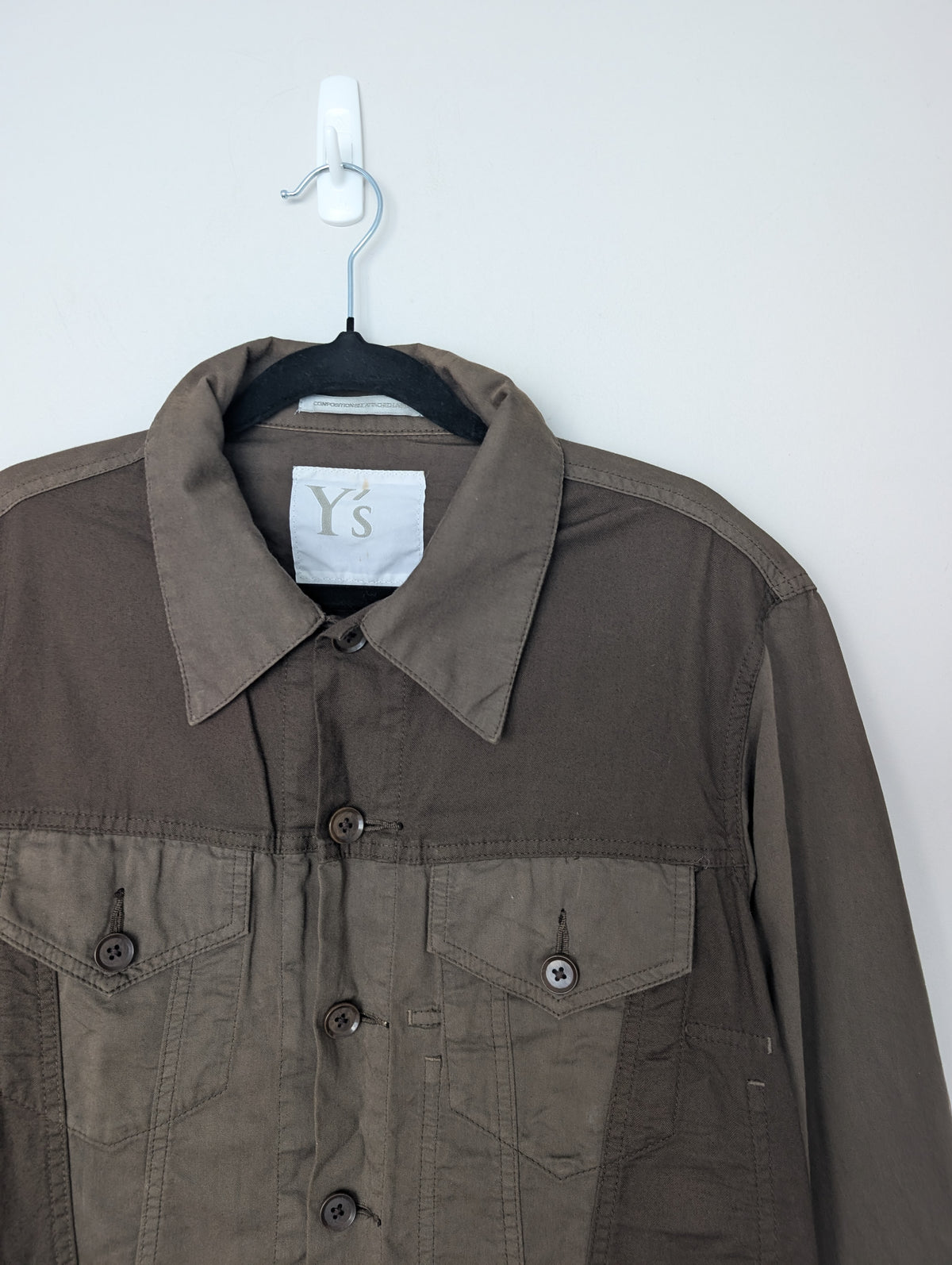 Y's Yohji Yamamoto SS09 Paneled Lightweight Trucker Jacket