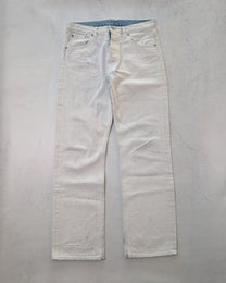 Maison Margiela Bianchetto Hand-Painted Denim Trousers