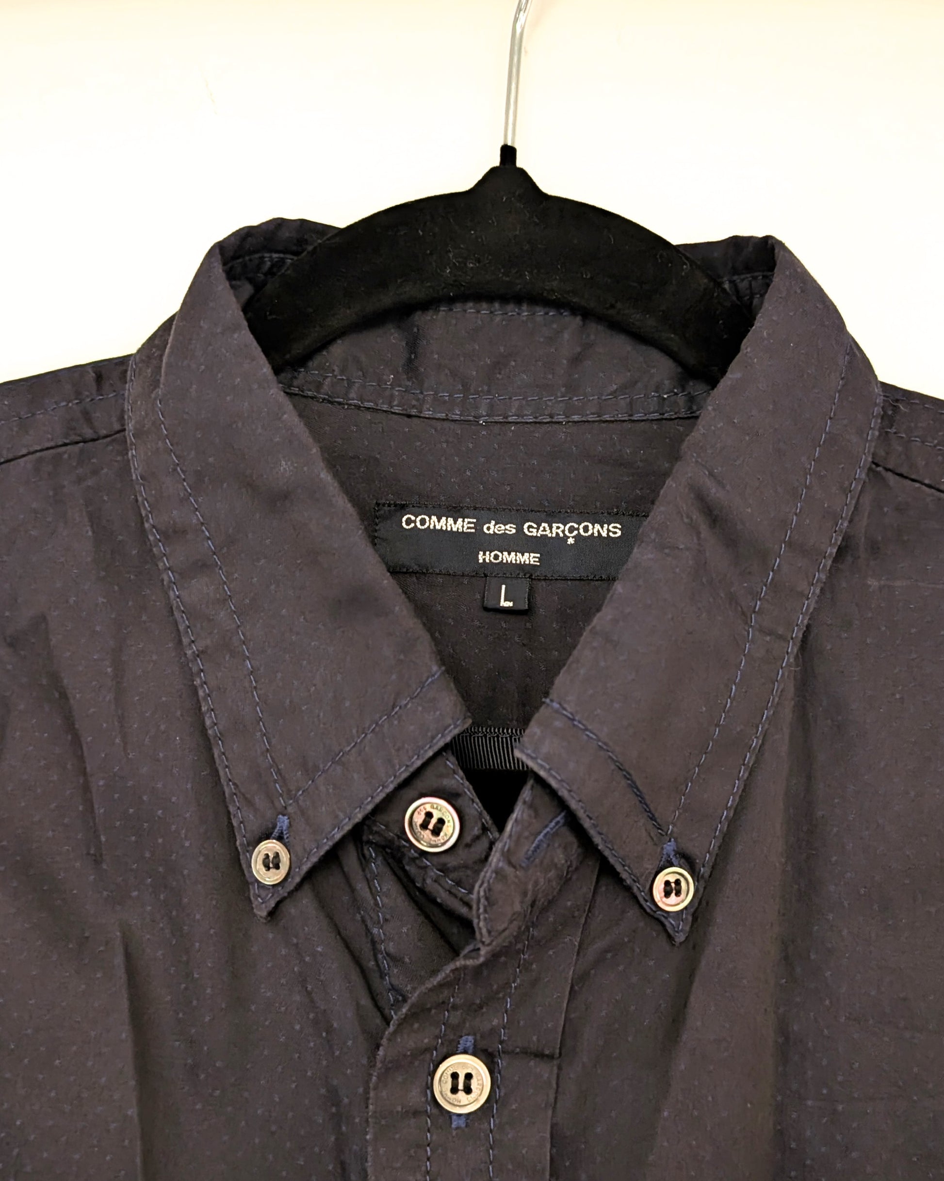 Comme Des Garcons Homme Polka Dotted Shirt