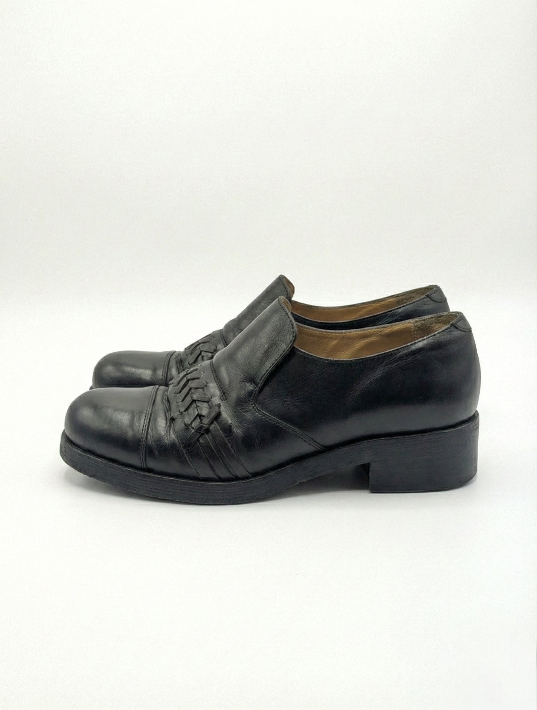 Stefan Cooke Braided Slip-on Derbies