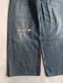 Our Legacy Vast Cut Faded Blue Denim Jeans