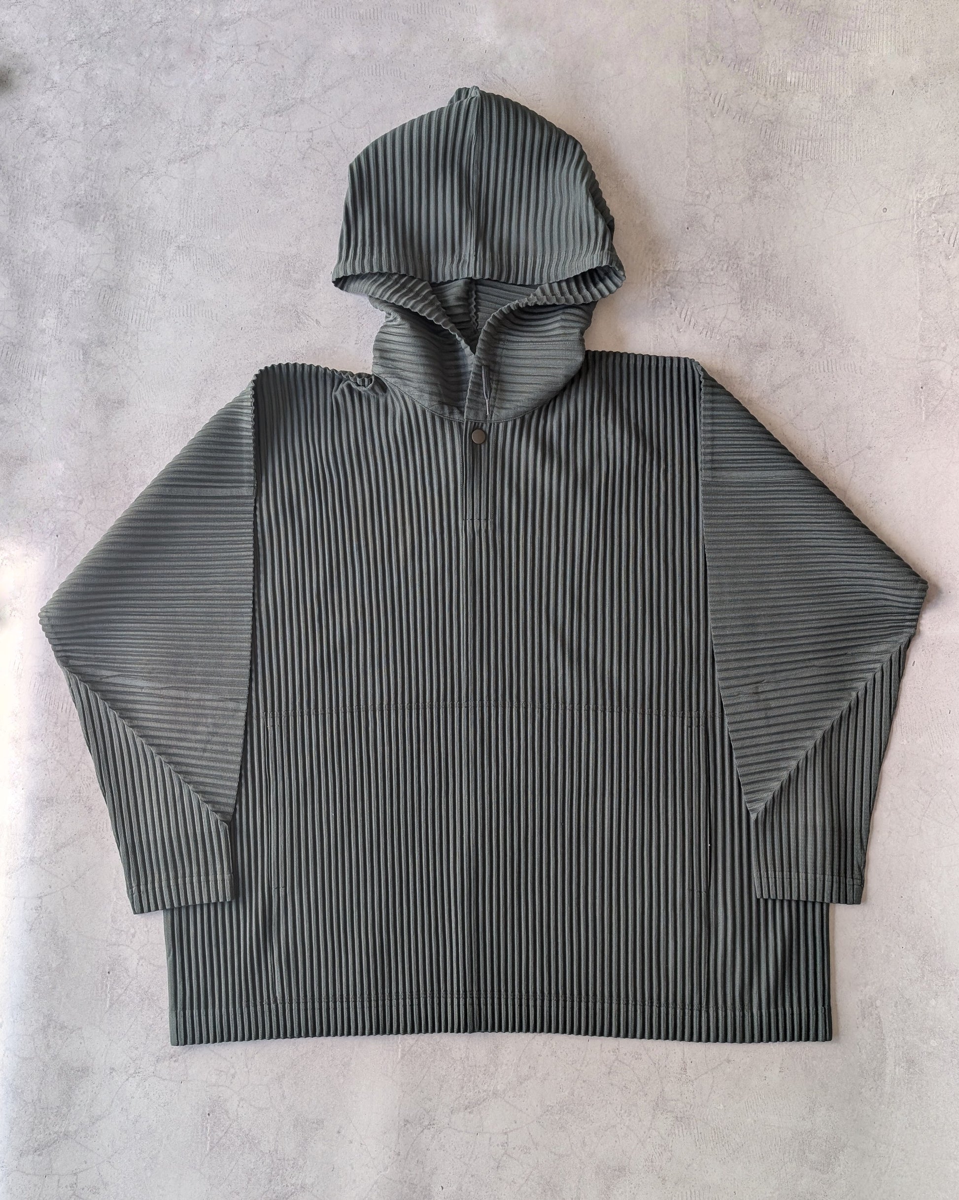 Issey Miyake Homme Plissé HP21JK107 Pleated Hoodie