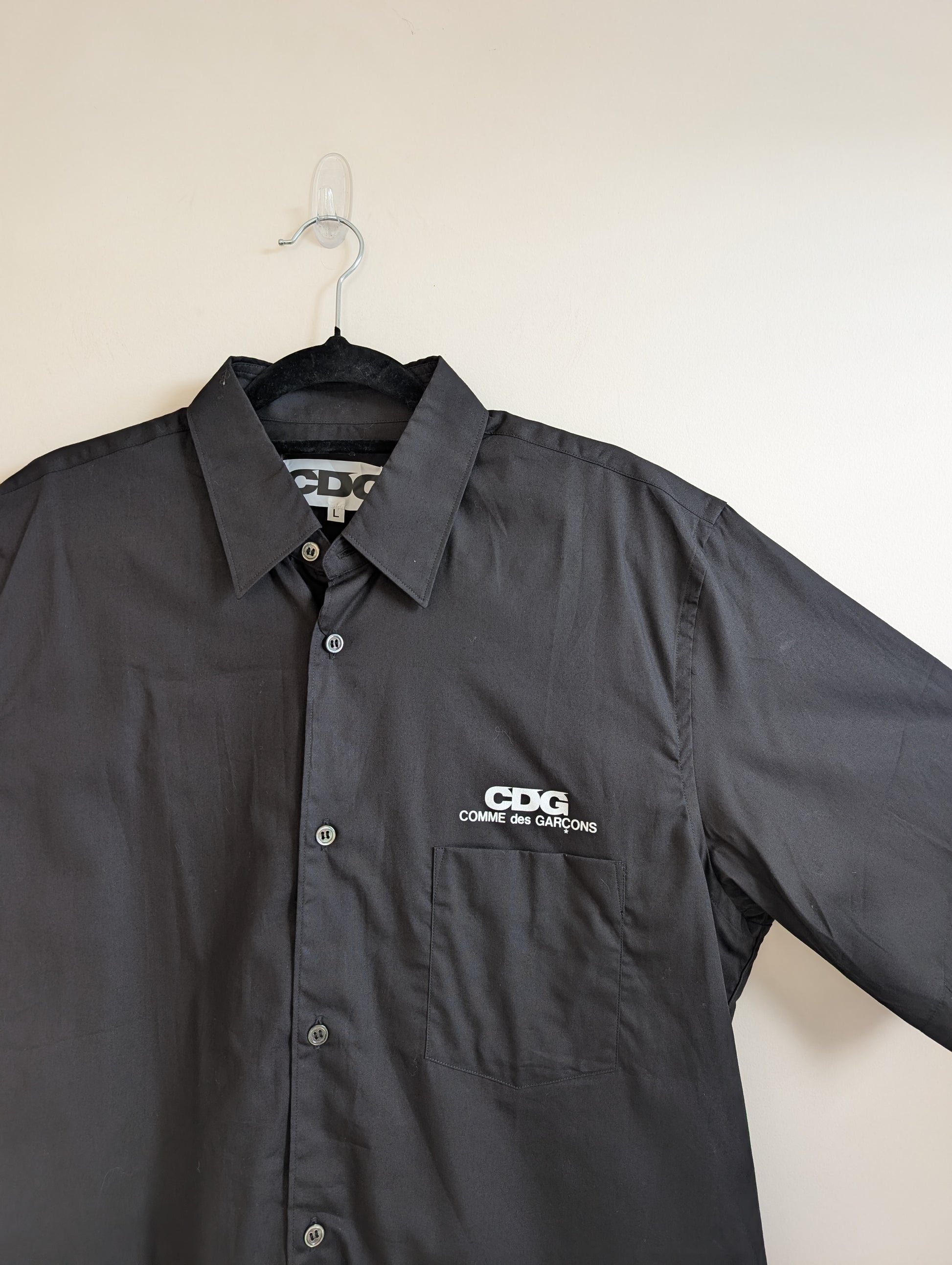 Comme Des Garçons CDG Short-Sleeved Button-up Shirt AD2024