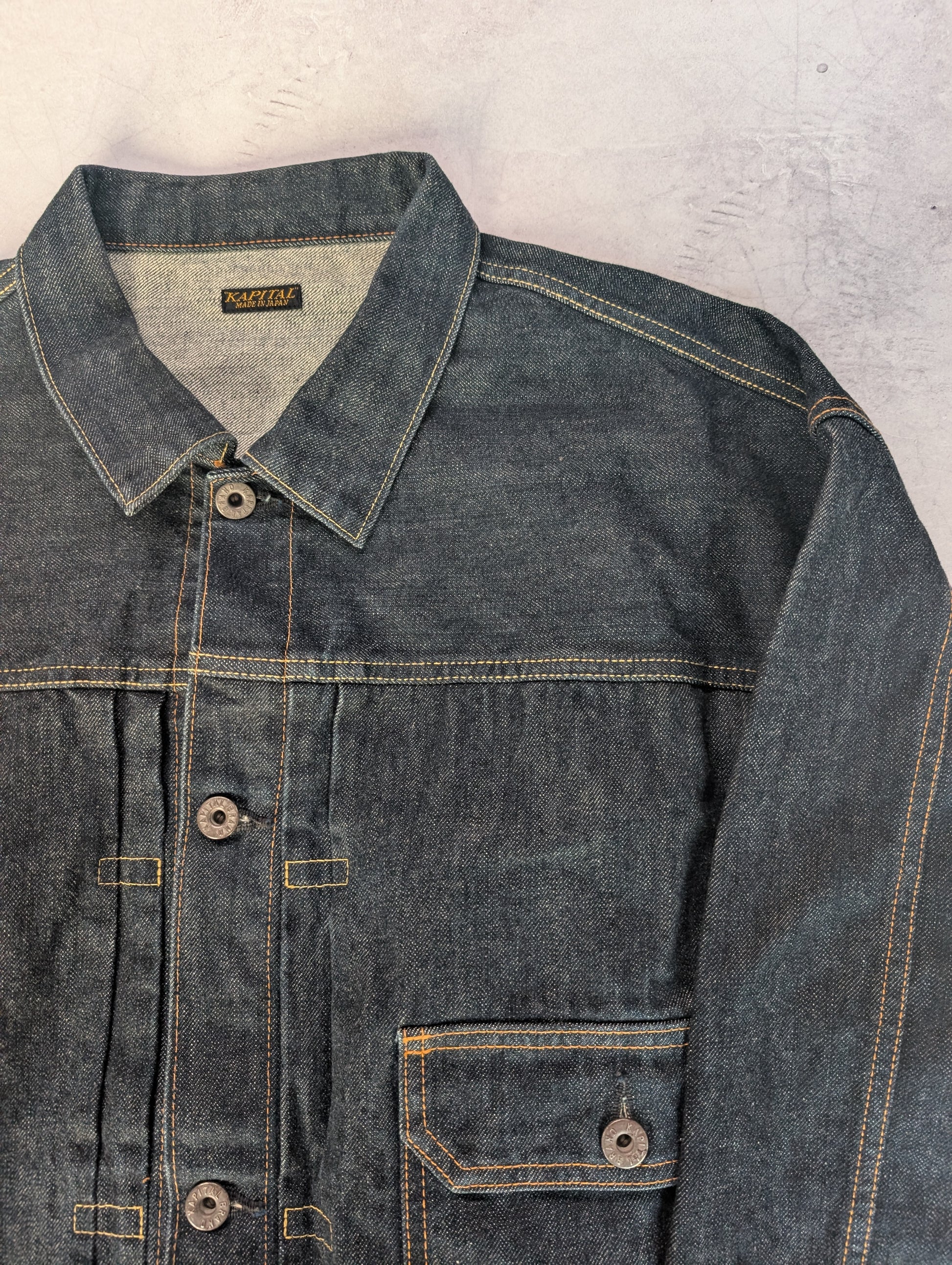 Kapital 12oz Denim Type 1 Trucker Jacket
