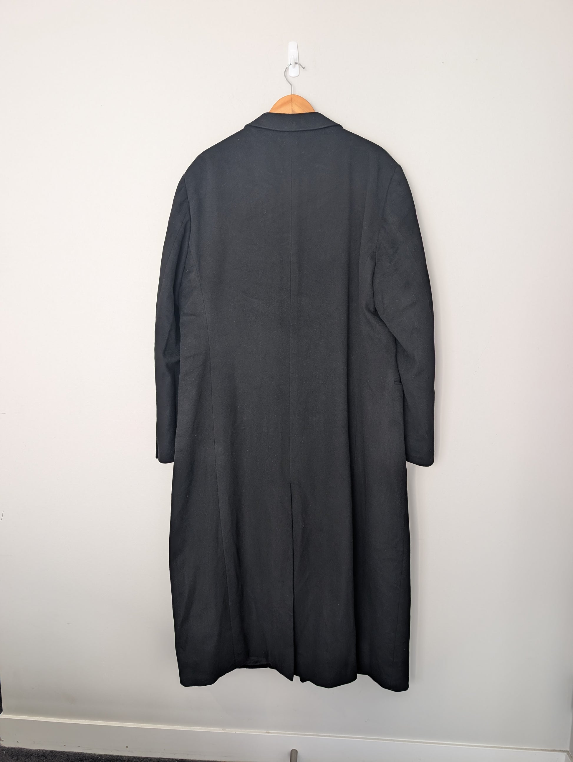 Giorgio Armani Vintage Borgo 21 Cashmere Wool Long Overcoat