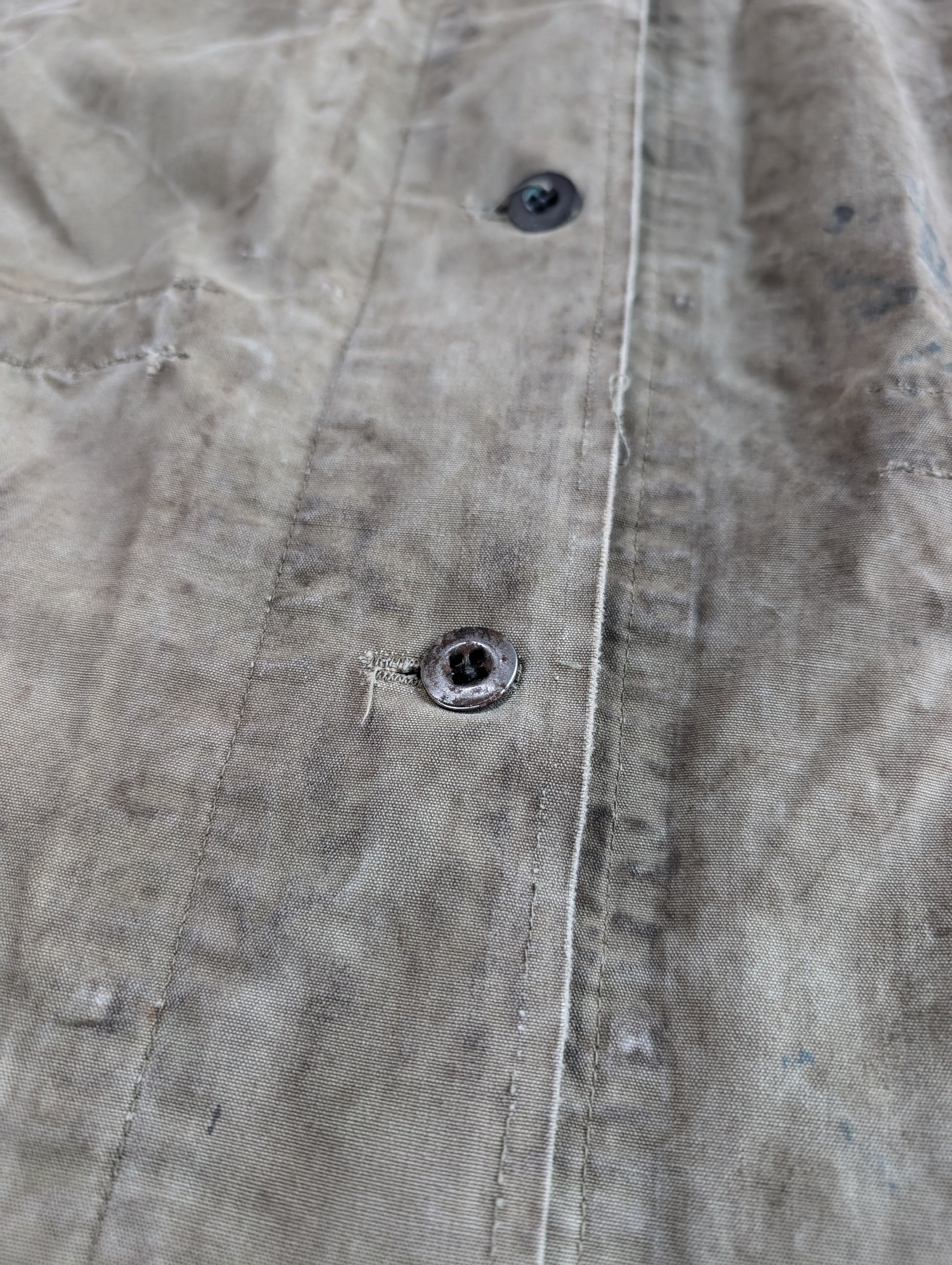 Vintage 1960s French Military Alpine Smock Jacket