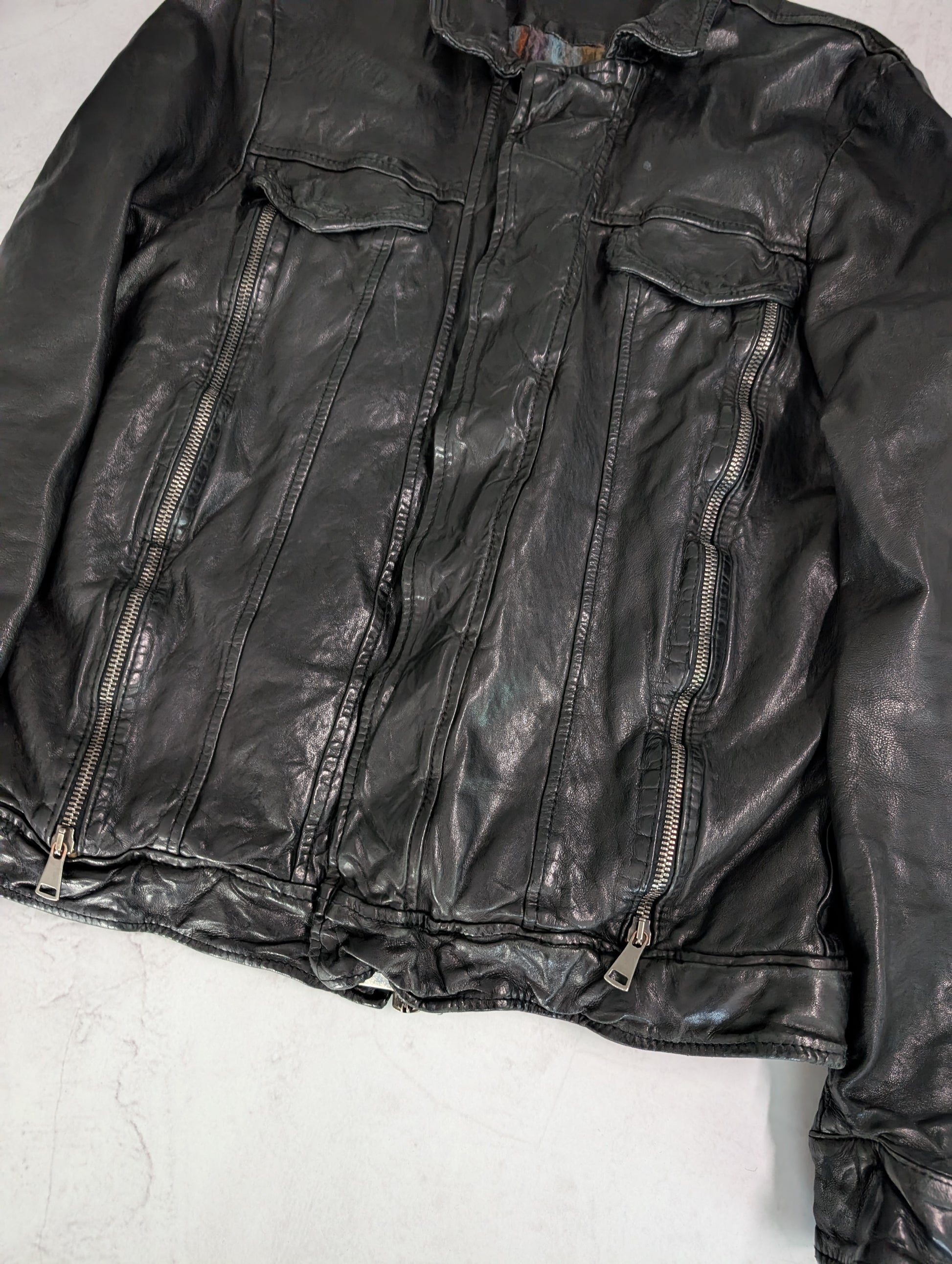 Giorgio Brato Lambskin Trucker Jacket