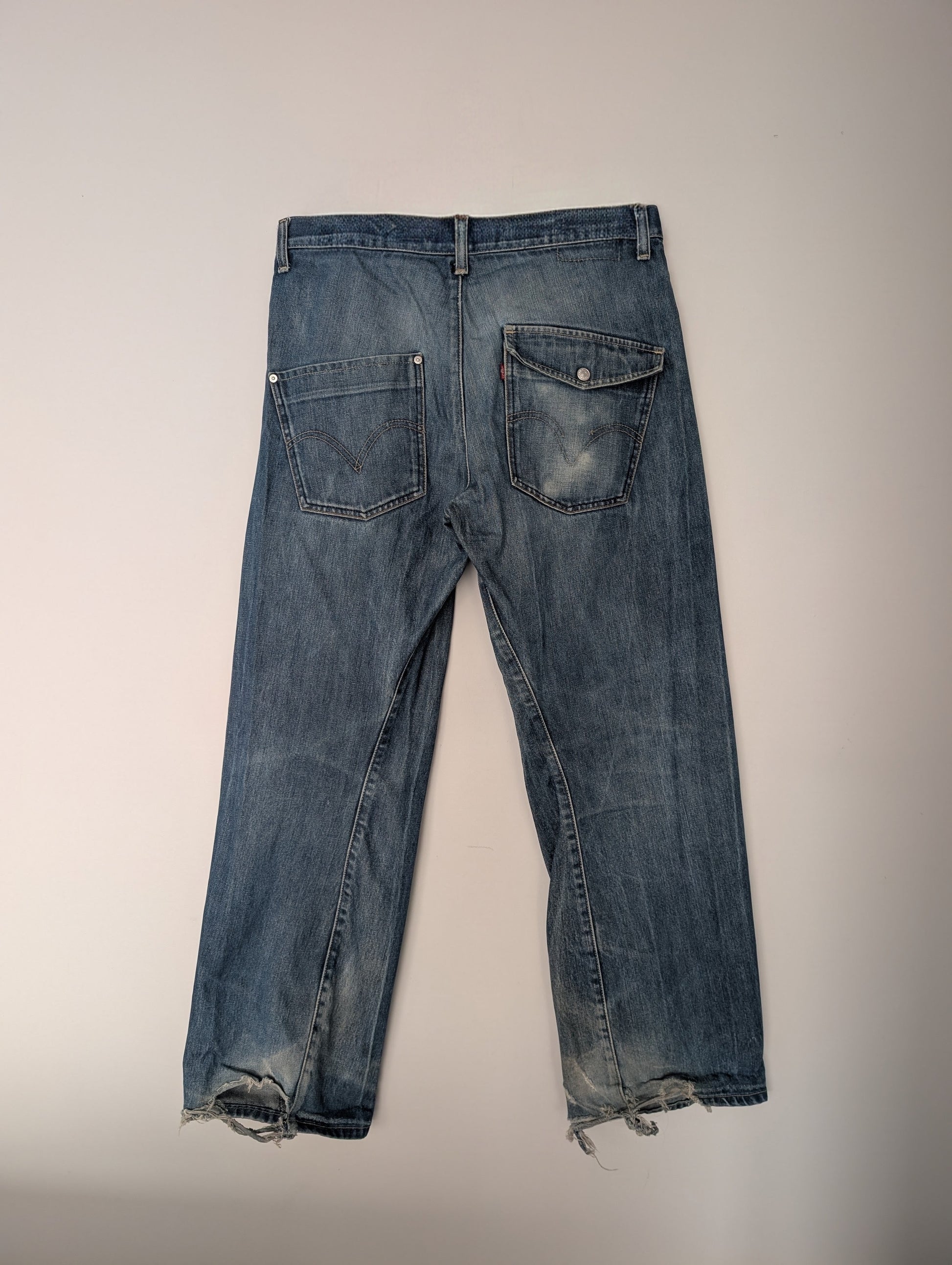 Vintage Levi's Engineered Jeans Loose Fit Twisted Seam Denim Pants