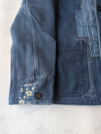 Blue Blue Japan Indigo Sashiko Patchwork Jacket