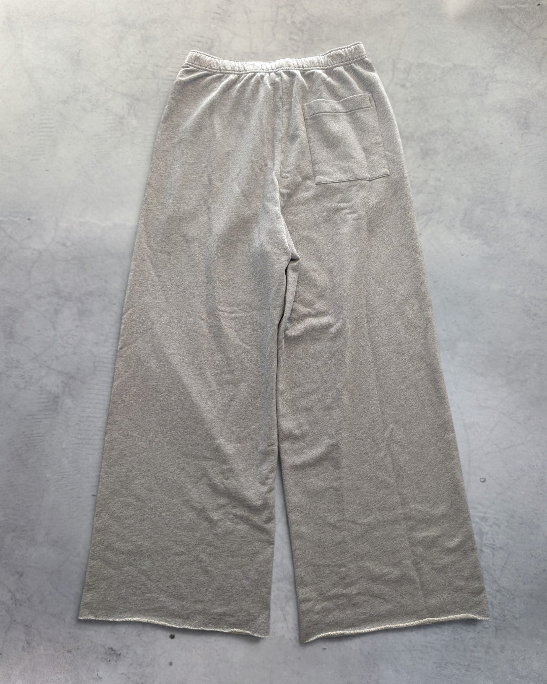 MM6 Maison Margiela Multi-Patch Wide-Leg Grey Sweatpants