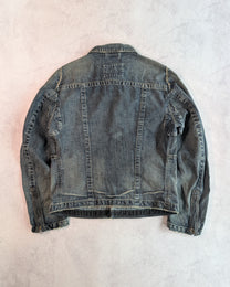Marithé François Girbaud Washed Denim Trucker Jacket