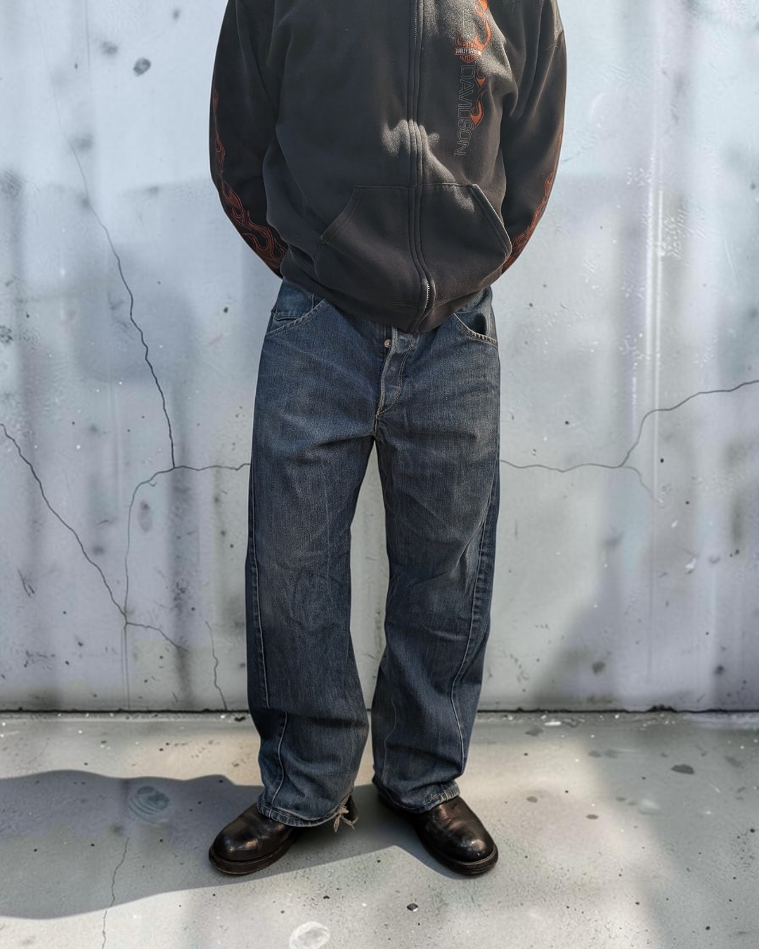 Vintage Levi's Engineered Jeans Loose Fit Twisted Seam Denim Pants
