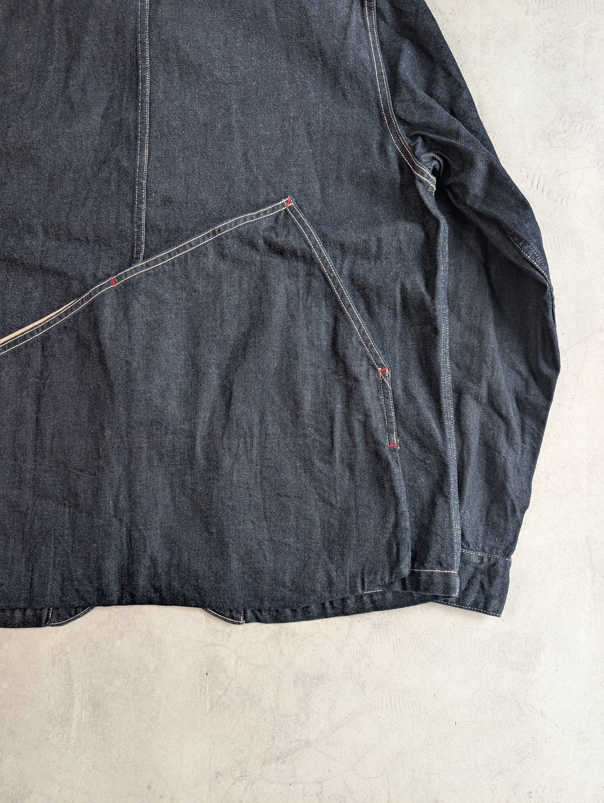 Kapital Ringoman Contrast Stitch Denim Jacket