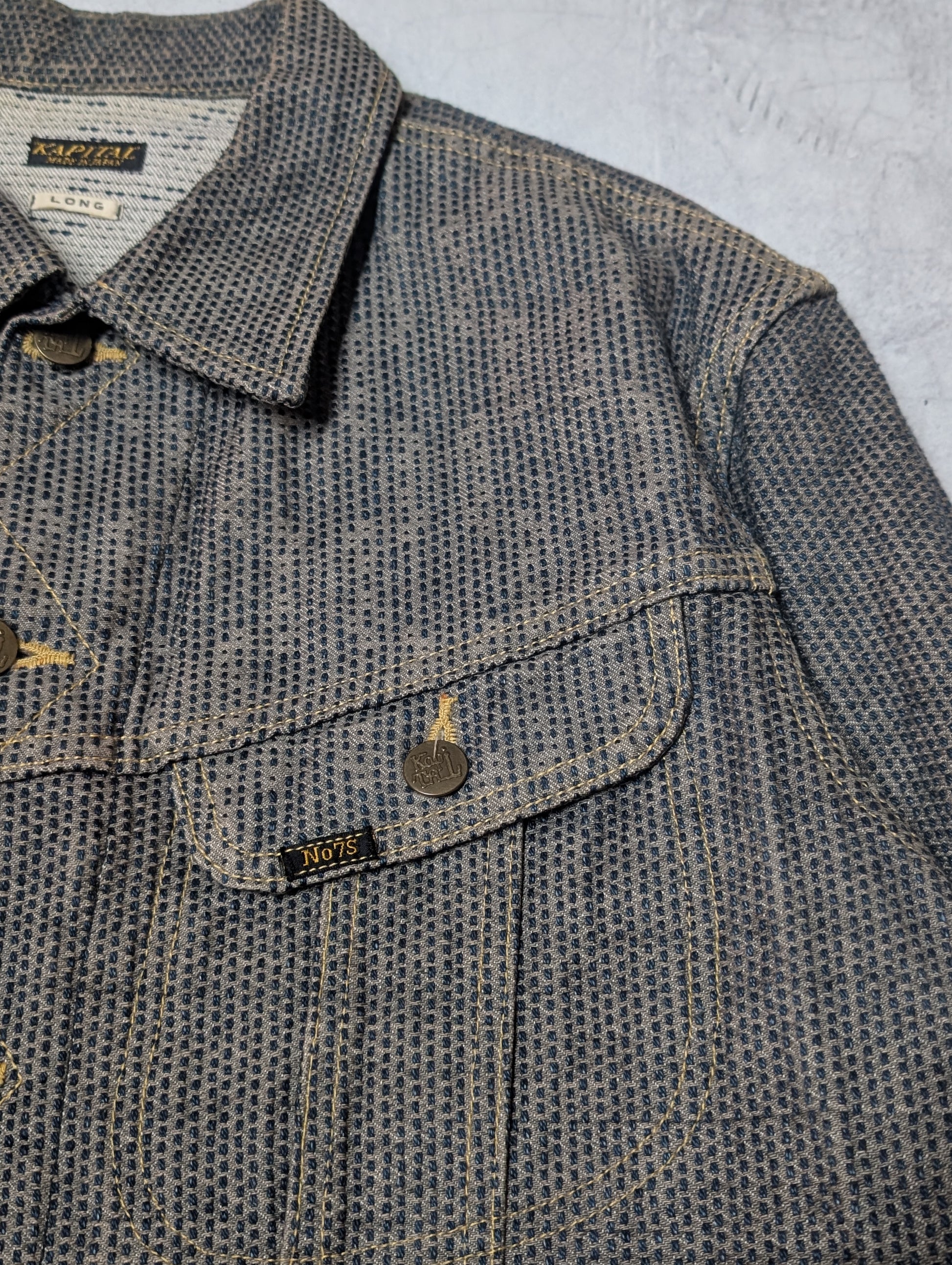 Kapital Century Denim No. 7-S Sashiko Jacket 