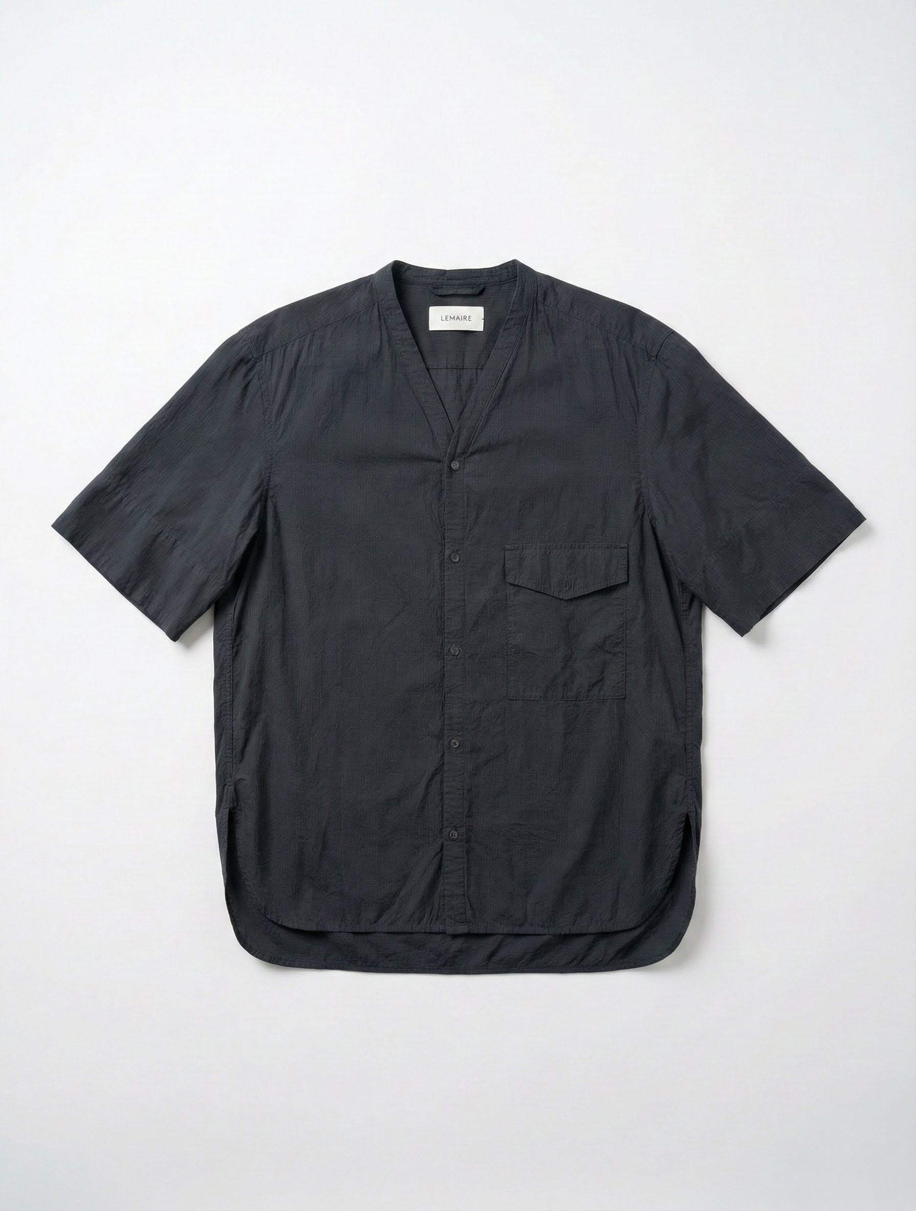 Lemaire Collarless Shirt