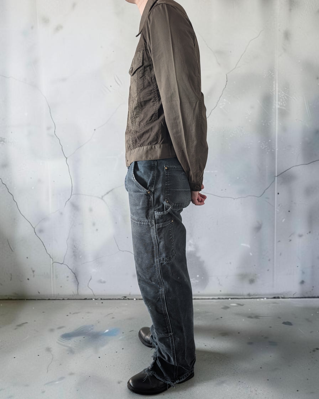 Y's Yohji Yamamoto SS09 Paneled Lightweight Trucker Jacket