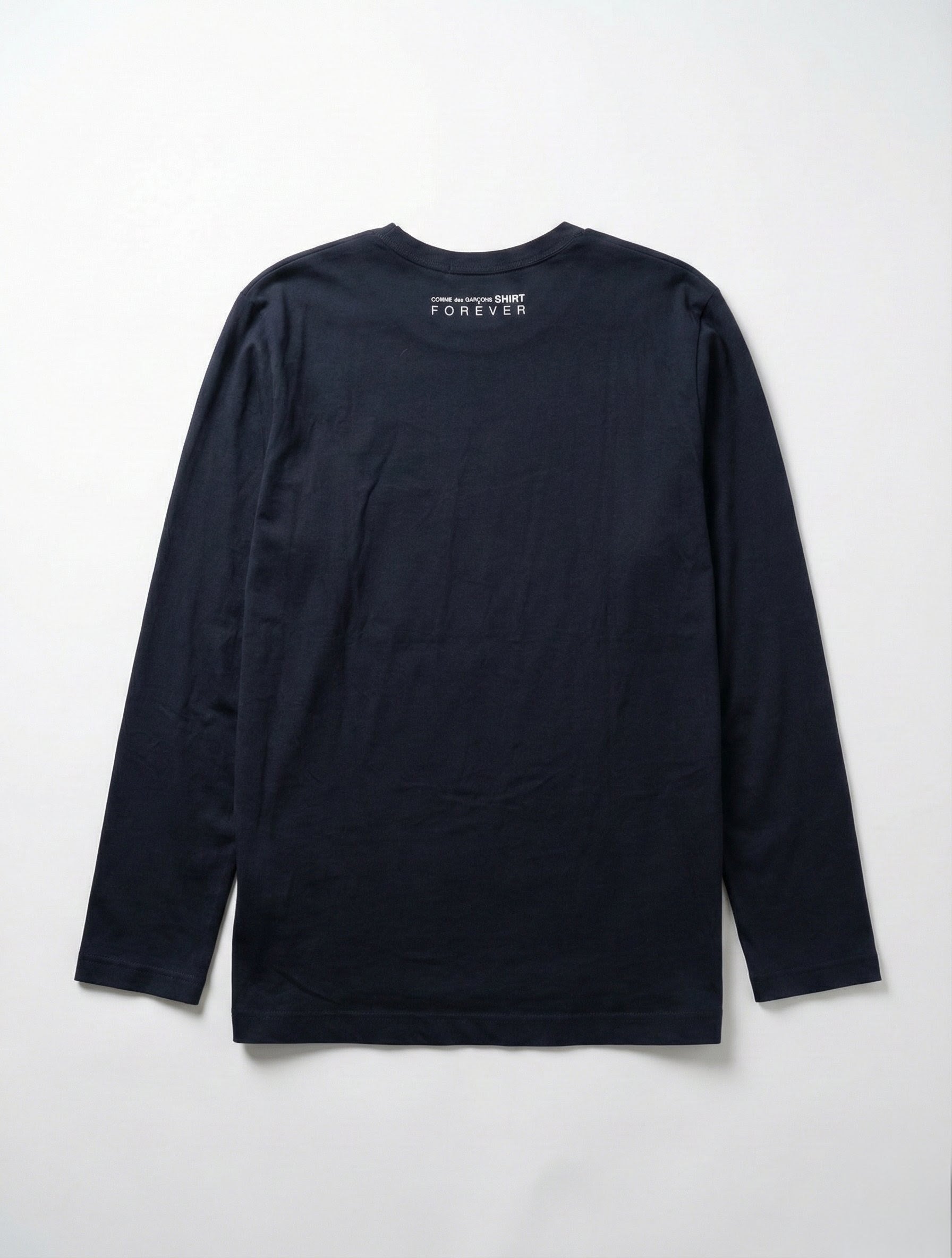 CDG Shirt Forever Basic Neck logo L/S T Shirt