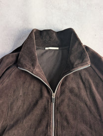 Nice Rice Velour Zip Blouson Jacket