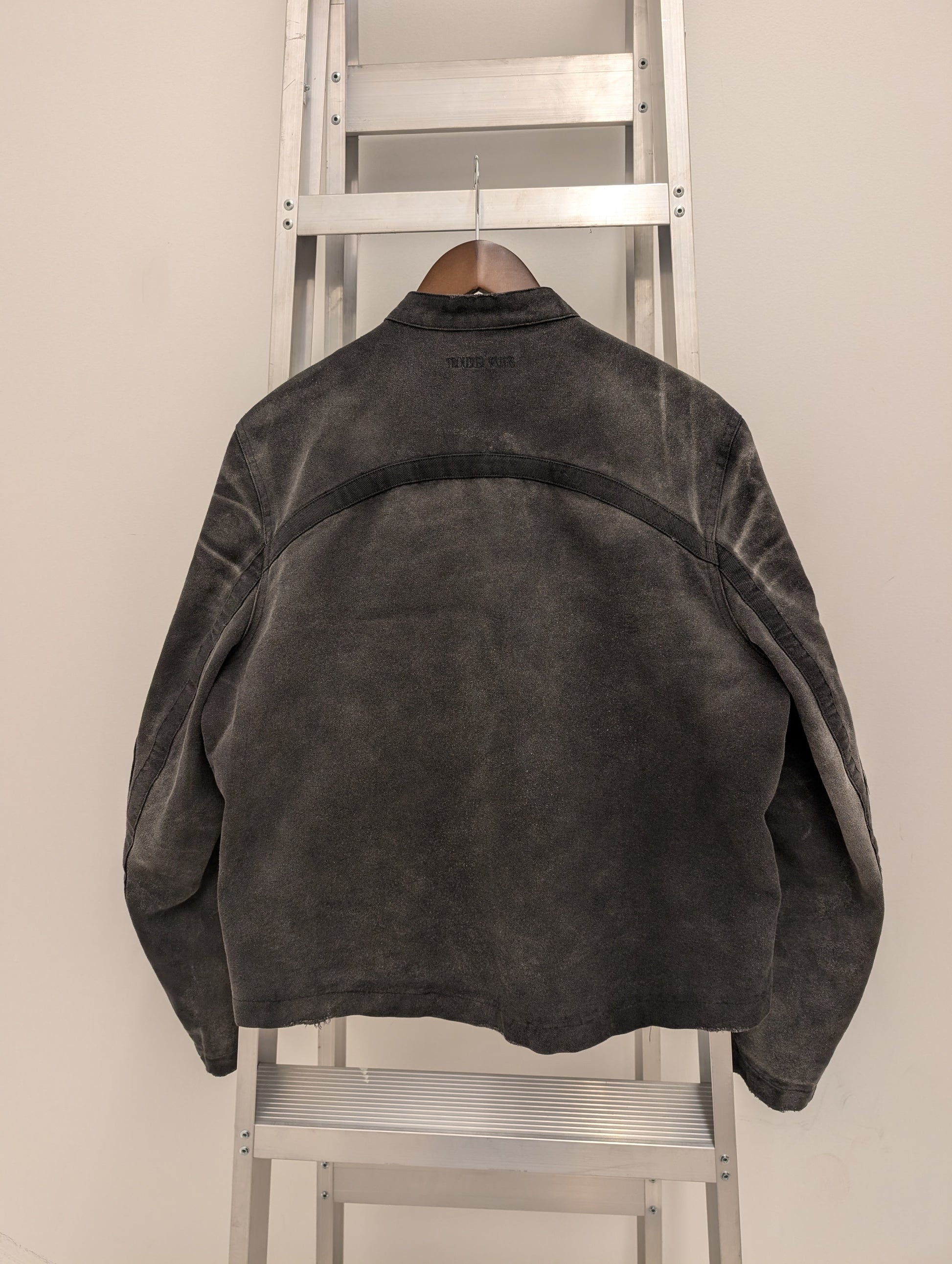 Troubled Waters Distressed Motorcycle Jacket