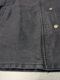 90's Armani Jeans Stone Washed Linen Blouson Jacket