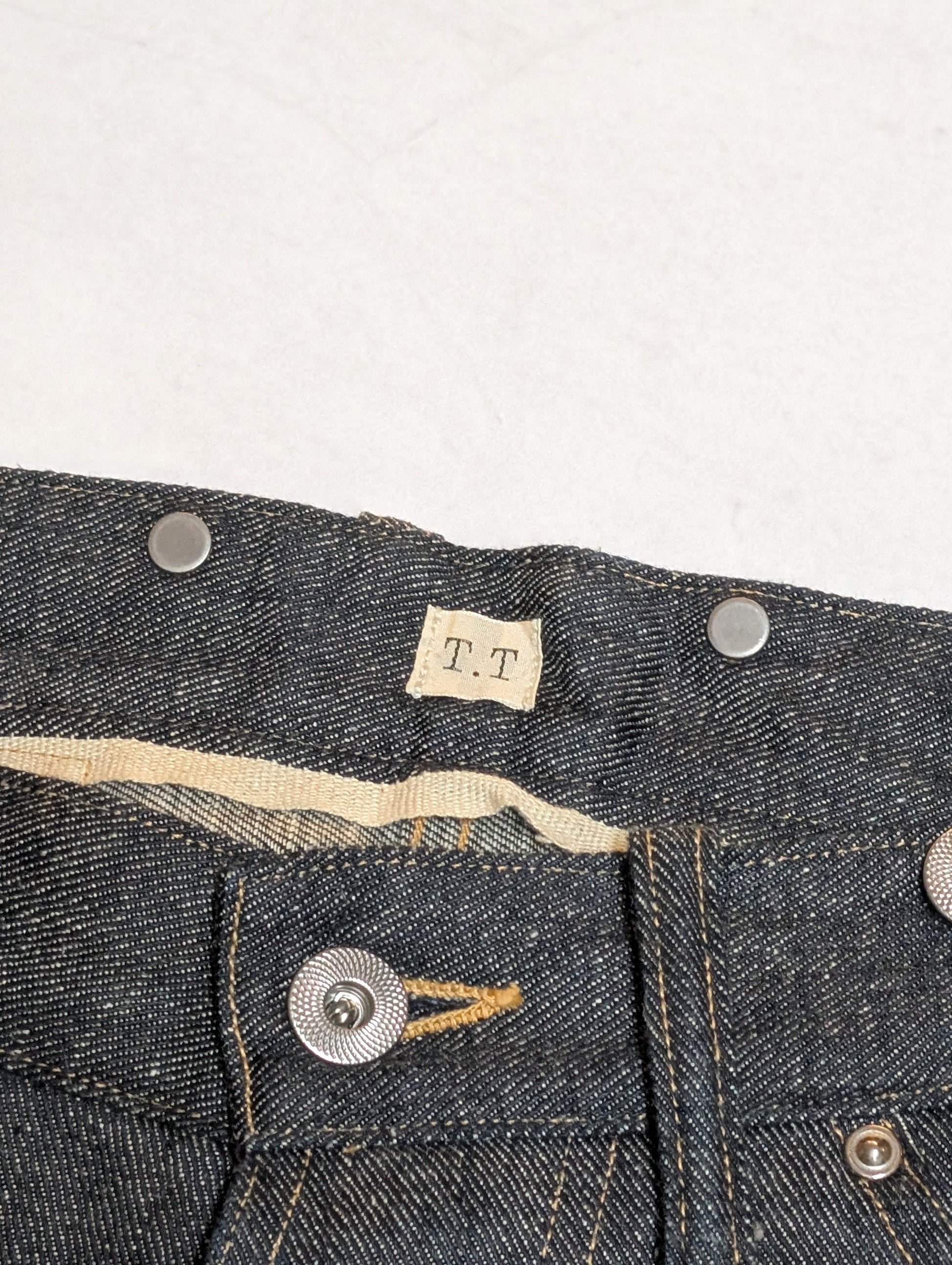 Taiga Takahashi Lot 704 Raw Denim Jeans