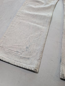 Maison Margiela Bianchetto Hand-Painted Denim Trousers