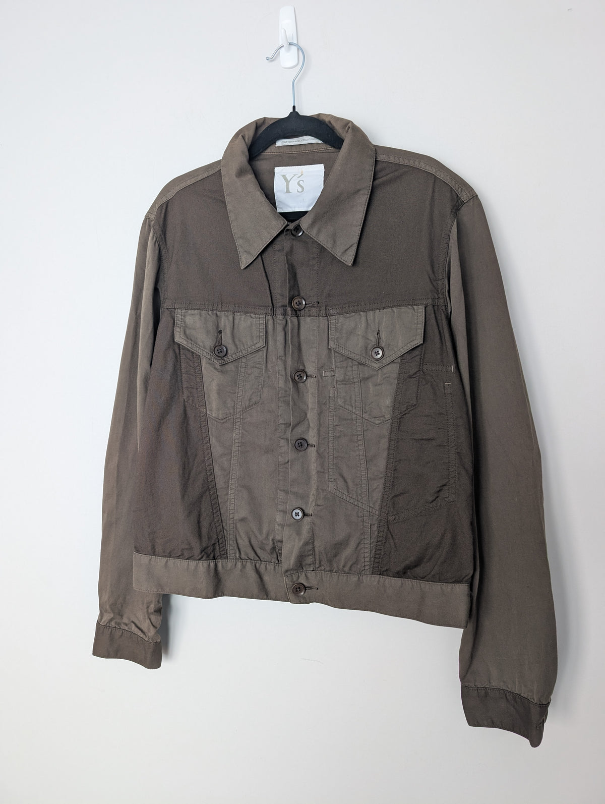 Y's Yohji Yamamoto SS09 Paneled Lightweight Trucker Jacket