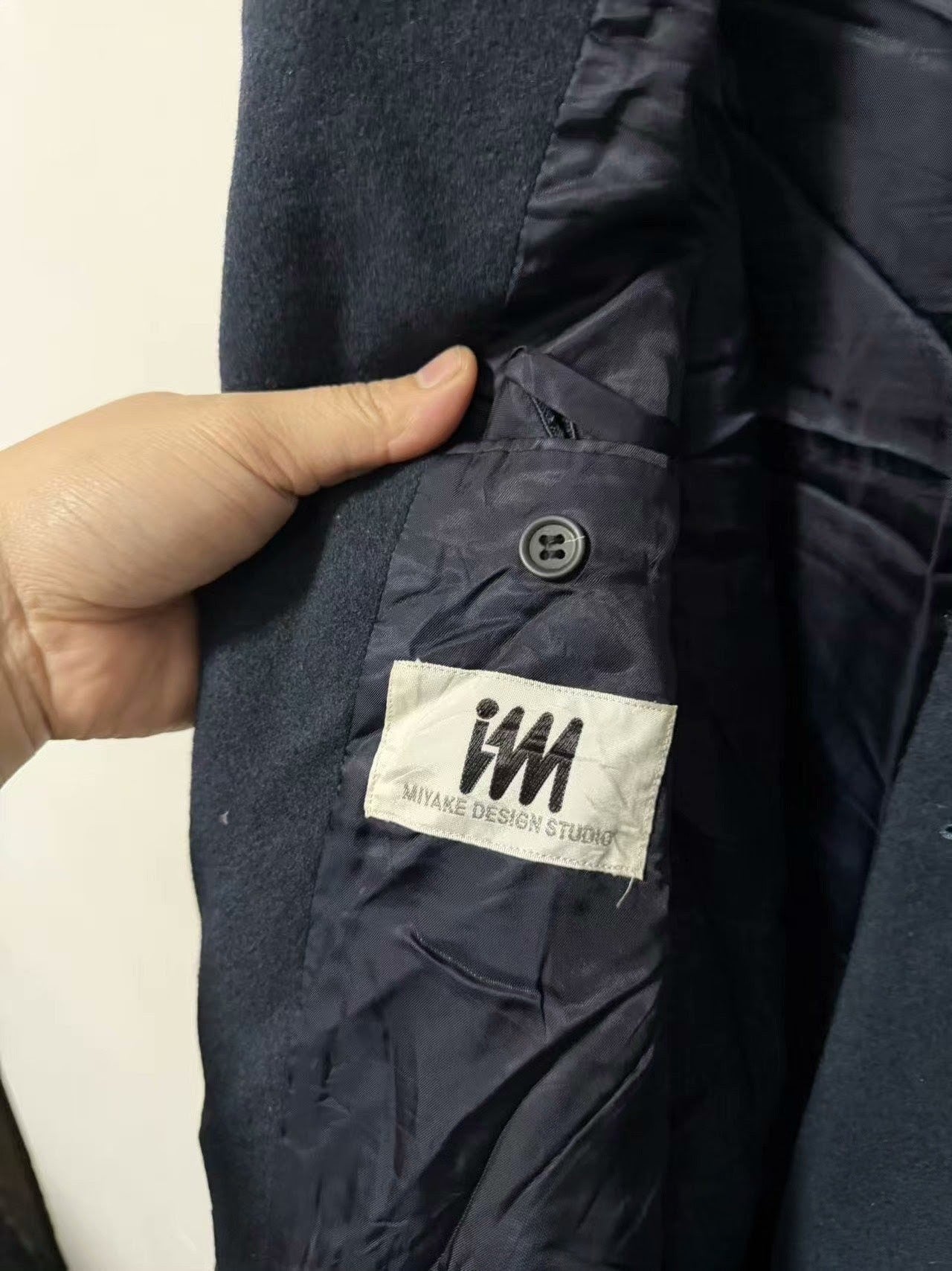 Issey Miyake I.S. Miyake Design Studio Archival Wool Coat