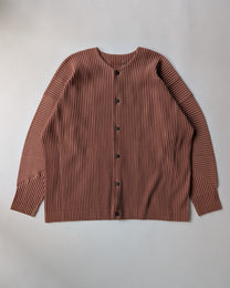 Homme Plissé Issey Miyake Pleated Jacket in Coral