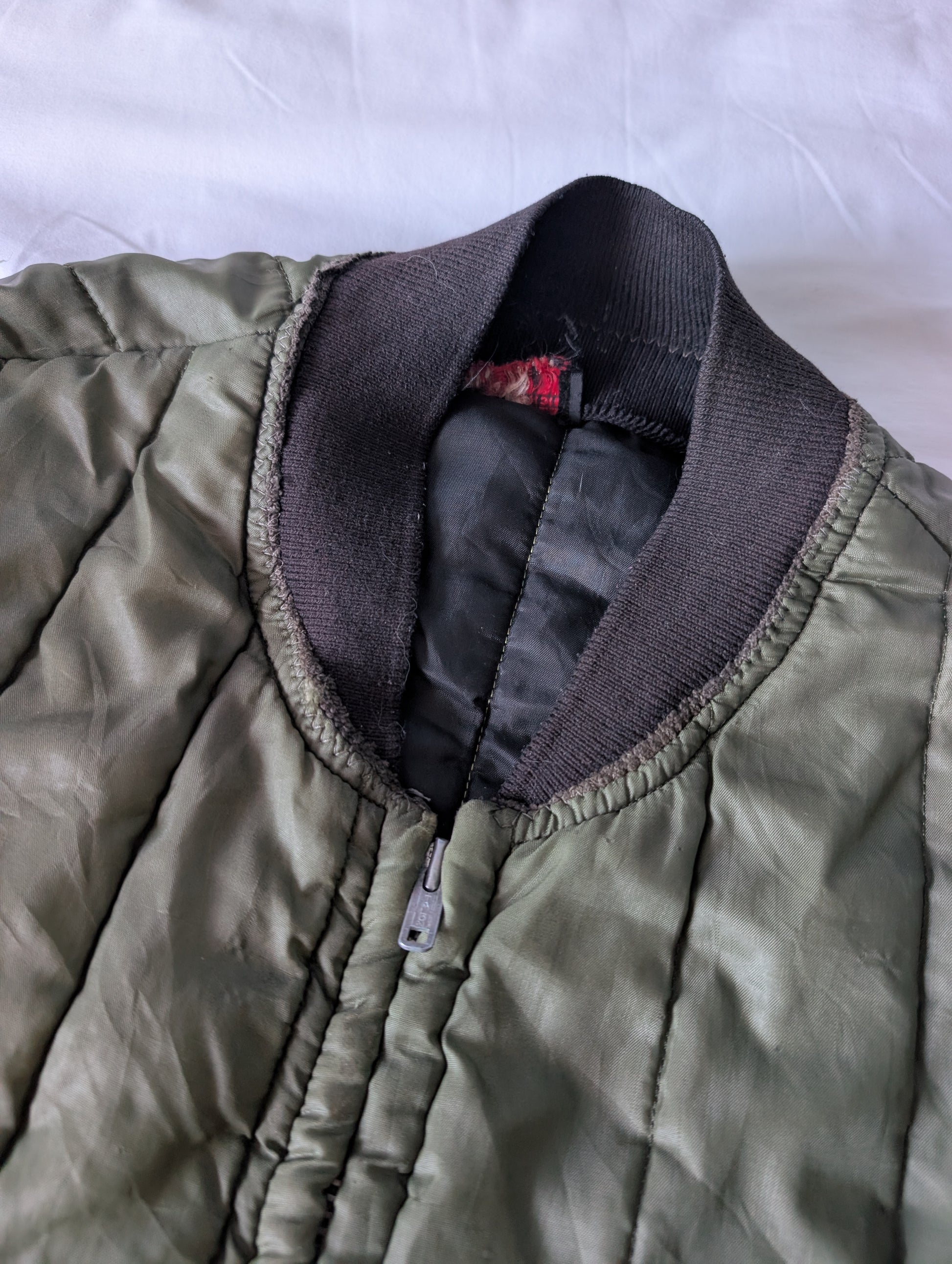 Vintage 1970s Military Padded Liner Jacket