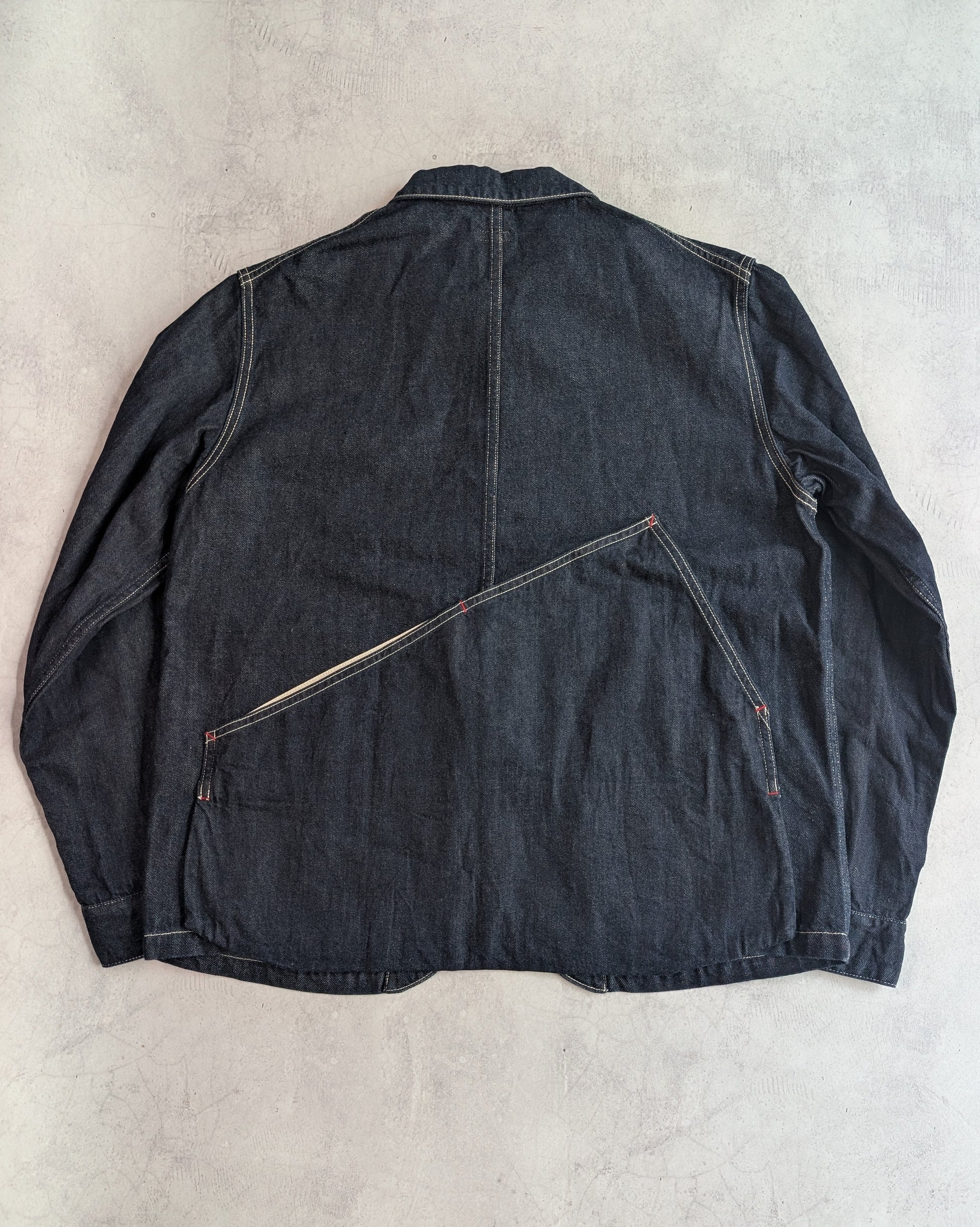 Kapital Ringoman Contrast Stitch Denim Jacket