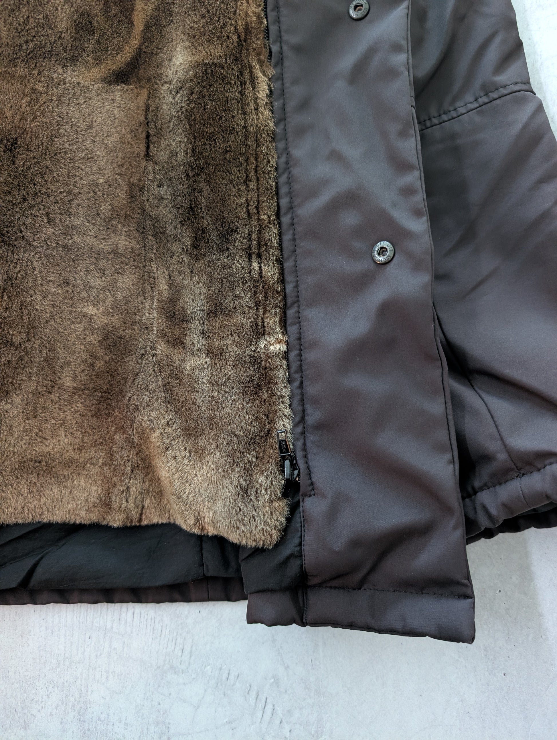 Armani Collezioni Detachable Shearling Liner Jacket