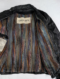 Giorgio Brato Lambskin Trucker Jacket