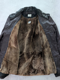 Armani Collezioni Detachable Shearling Liner Jacket