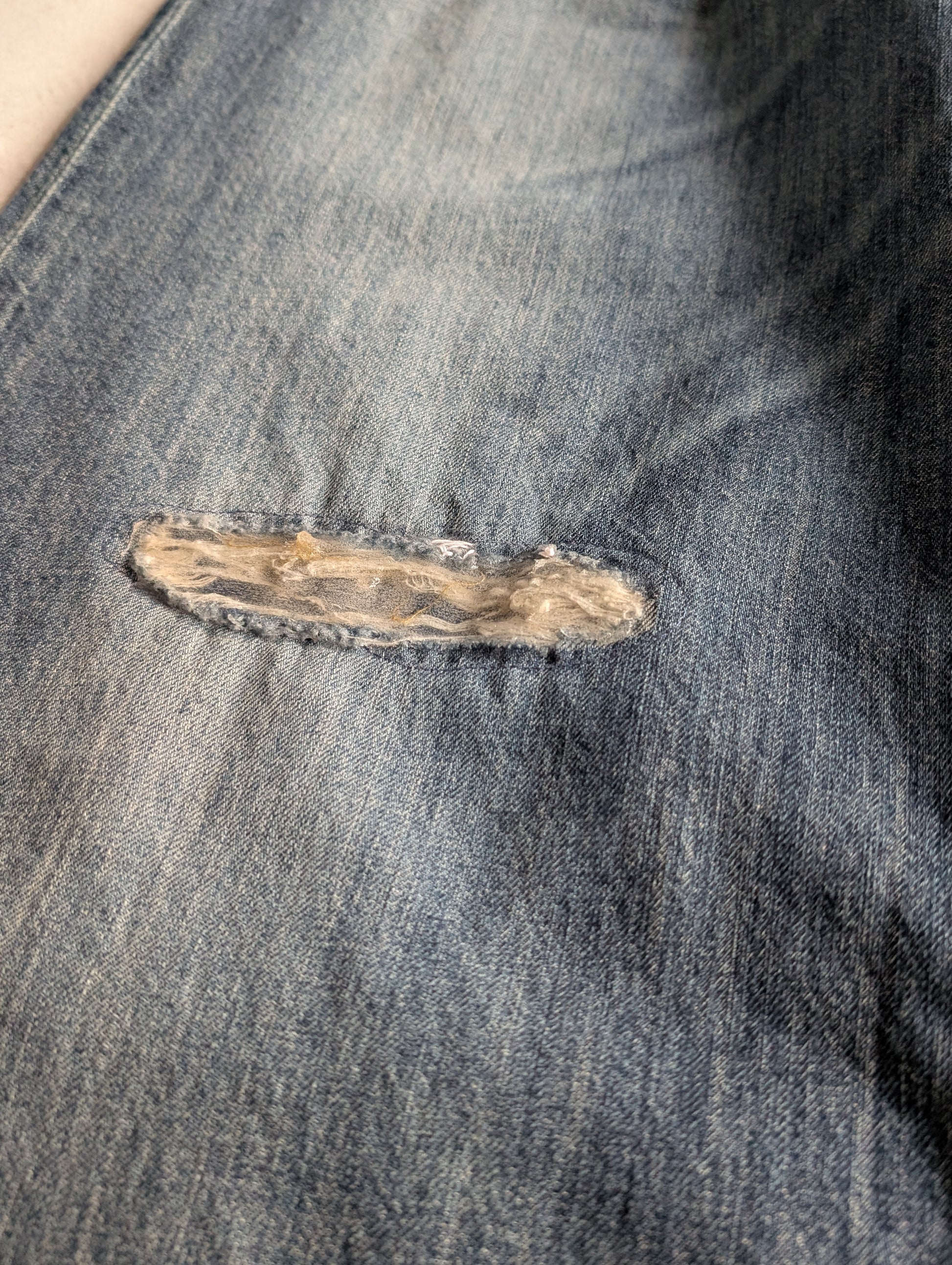 Our Legacy Vast Cut Faded Blue Denim Jeans