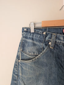 Vintage Levi's Engineered Jeans Loose Fit Twisted Seam Denim Pants