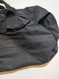 Comme des Garcons Logo Cotton Canvas Travel Duffle Bag 1990's